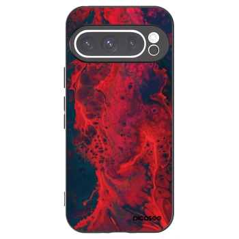 Picasee husă neagră din silicon pentru Google Pixel 9 Pro XL - Organic red