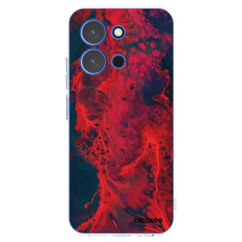 Picasee husă transparentă din silicon pentru Xiaomi Redmi 15C 4G - Organic red