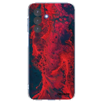 Picasee husă transparentă din silicon pentru Samsung Galaxy A17 5G - Organic red