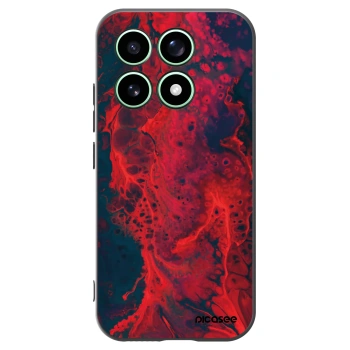 Picasee husă neagră din silicon pentru Xiaomi 17 - Organic red