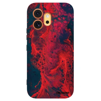 Picasee husă neagră din silicon pentru Honor 600 - Organic red