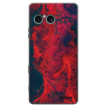 Picasee husă neagră din silicon pentru Sony Xperia 10 VII - Organic red