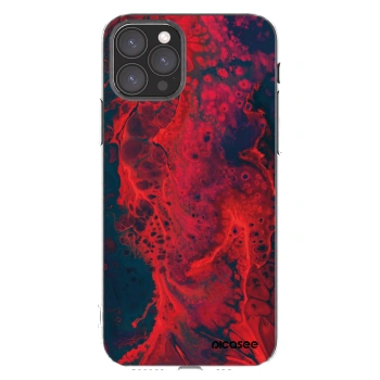 Picasee husă transparentă din silicon pentru Apple iPhone 11 Pro - Organic red