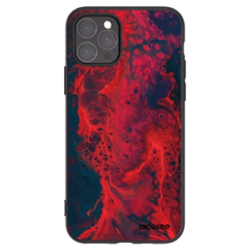 Picasee husă neagră din silicon pentru Apple iPhone 11 Pro - Organic red