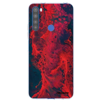 Picasee husă transparentă din silicon pentru Xiaomi Redmi Note 8T - Organic red