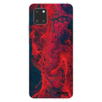Picasee husă transparentă din silicon pentru Samsung Galaxy Note 10 Lite N770F - Organic red