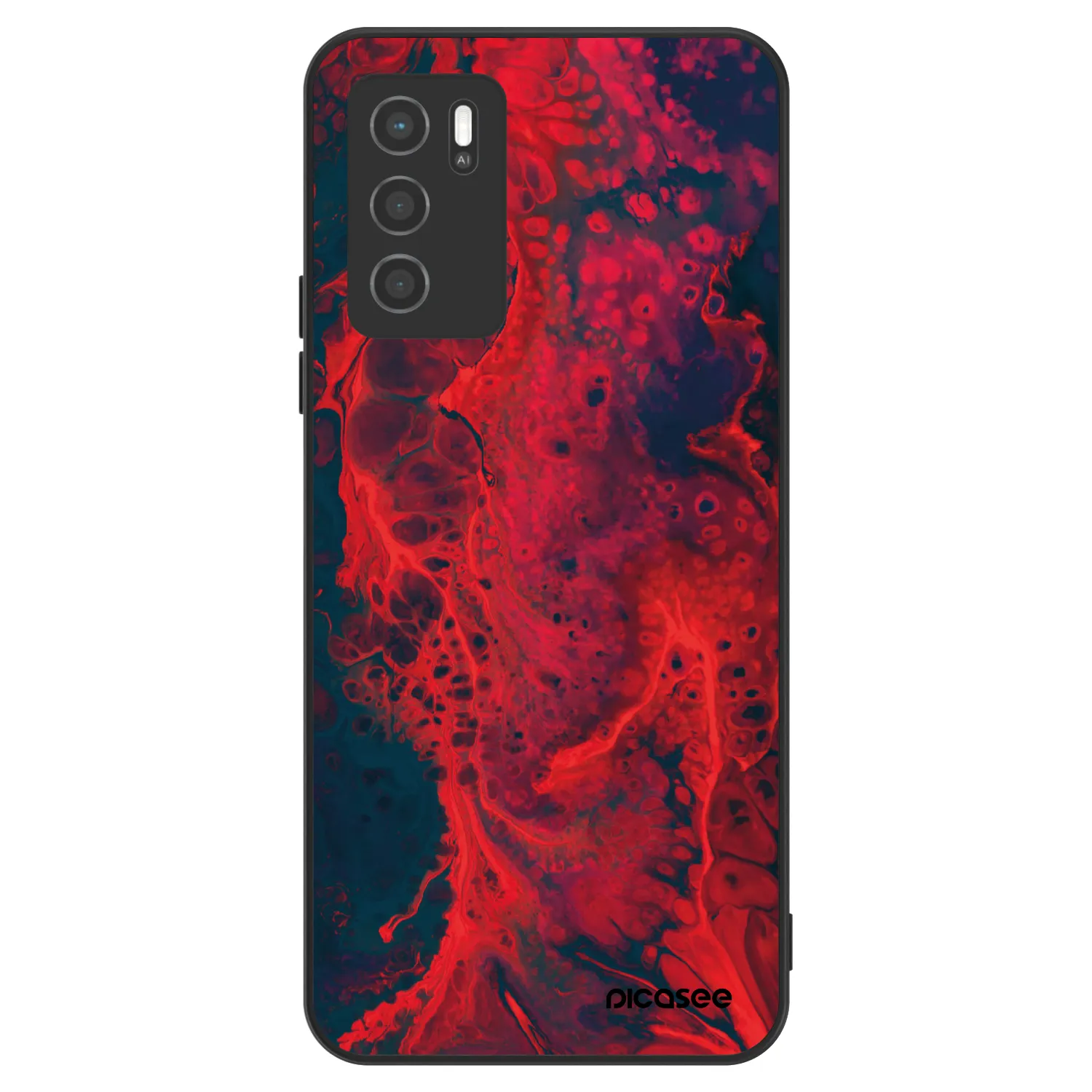Picasee ULTIMATE CASE pentru OPPO A16s - Organic red