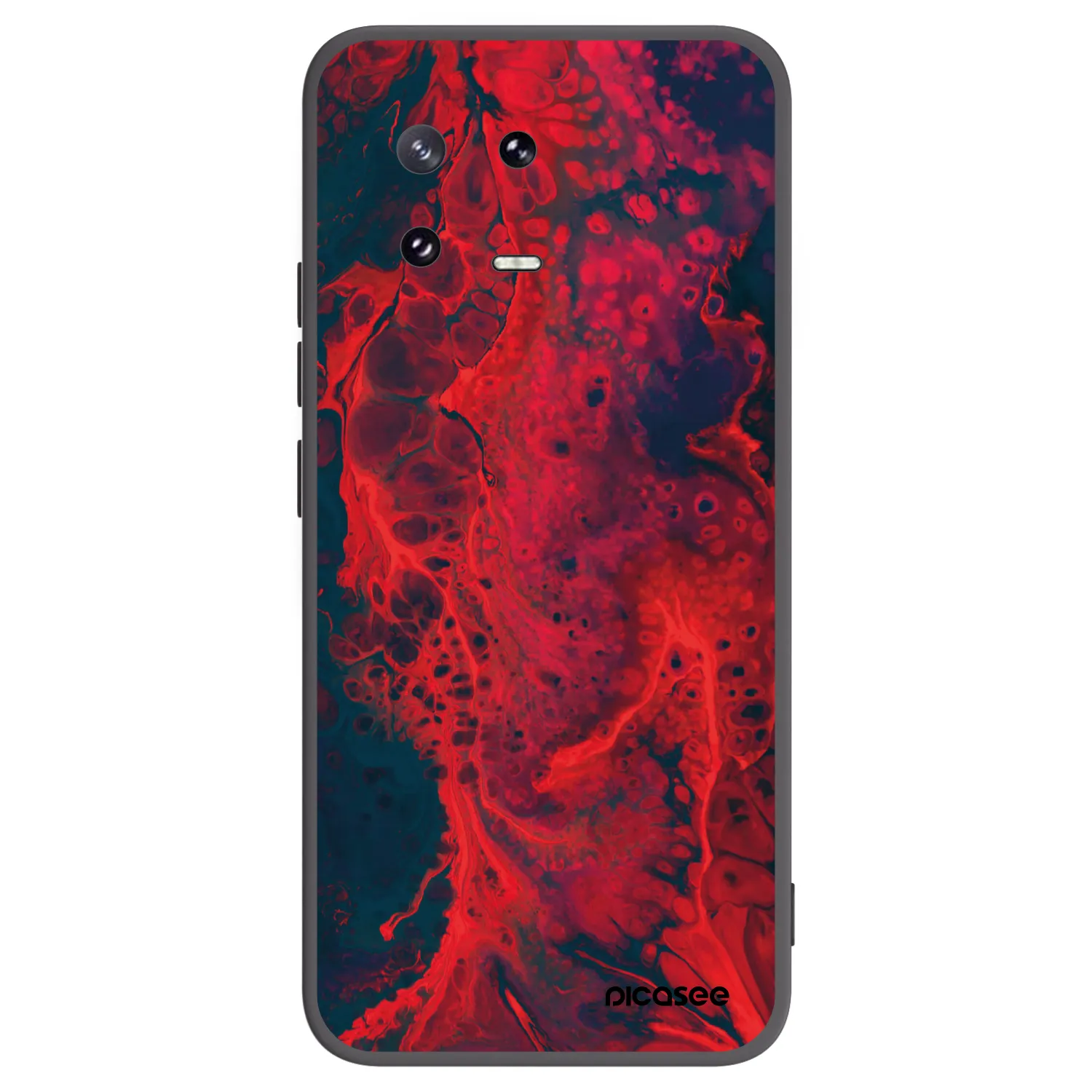 Picasee husă neagră din silicon pentru Xiaomi 13 Pro - Organic red