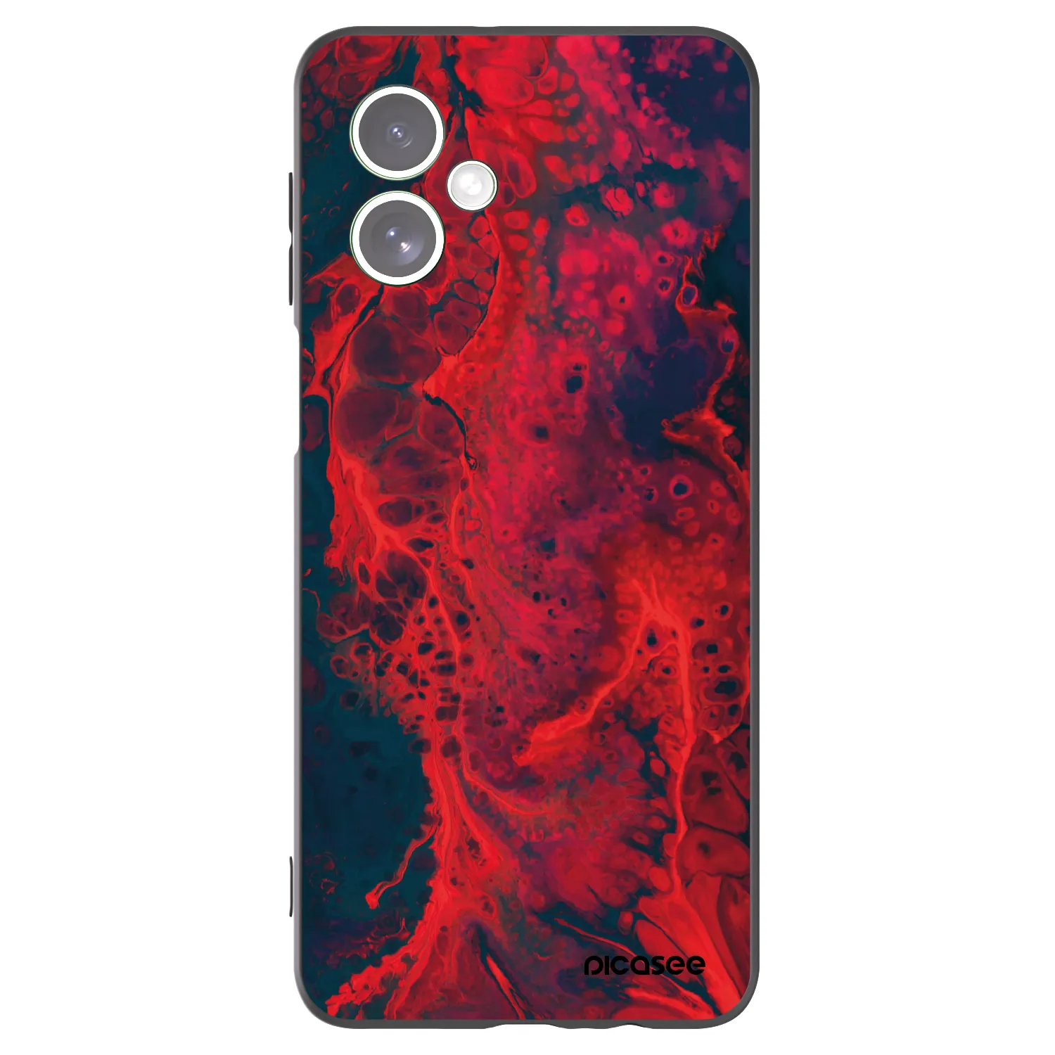 Picasee husă neagră din silicon pentru Motorola Moto G54 5G - Organic red