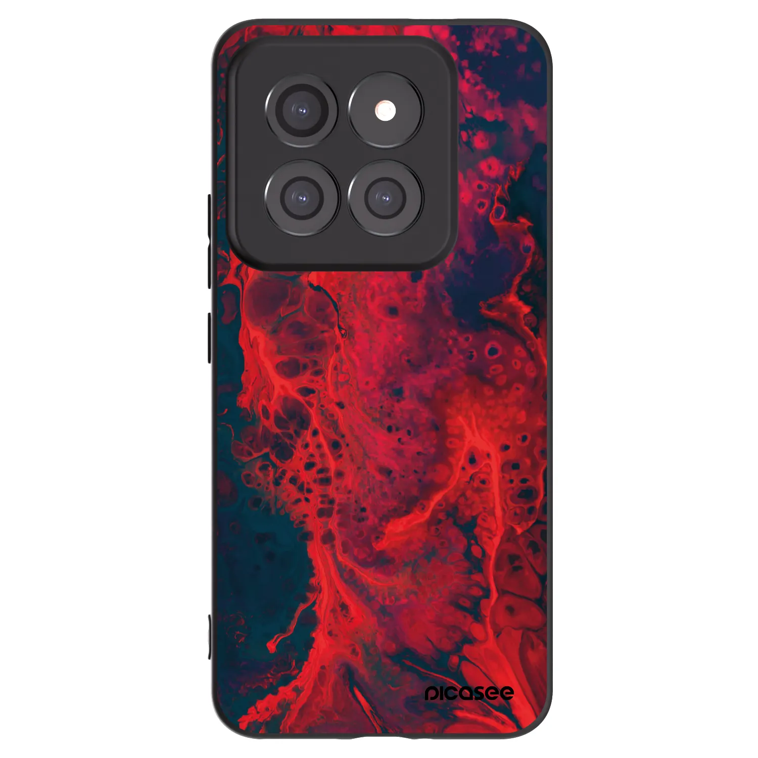 Picasee husă neagră din silicon pentru Xiaomi 14 Pro - Organic red
