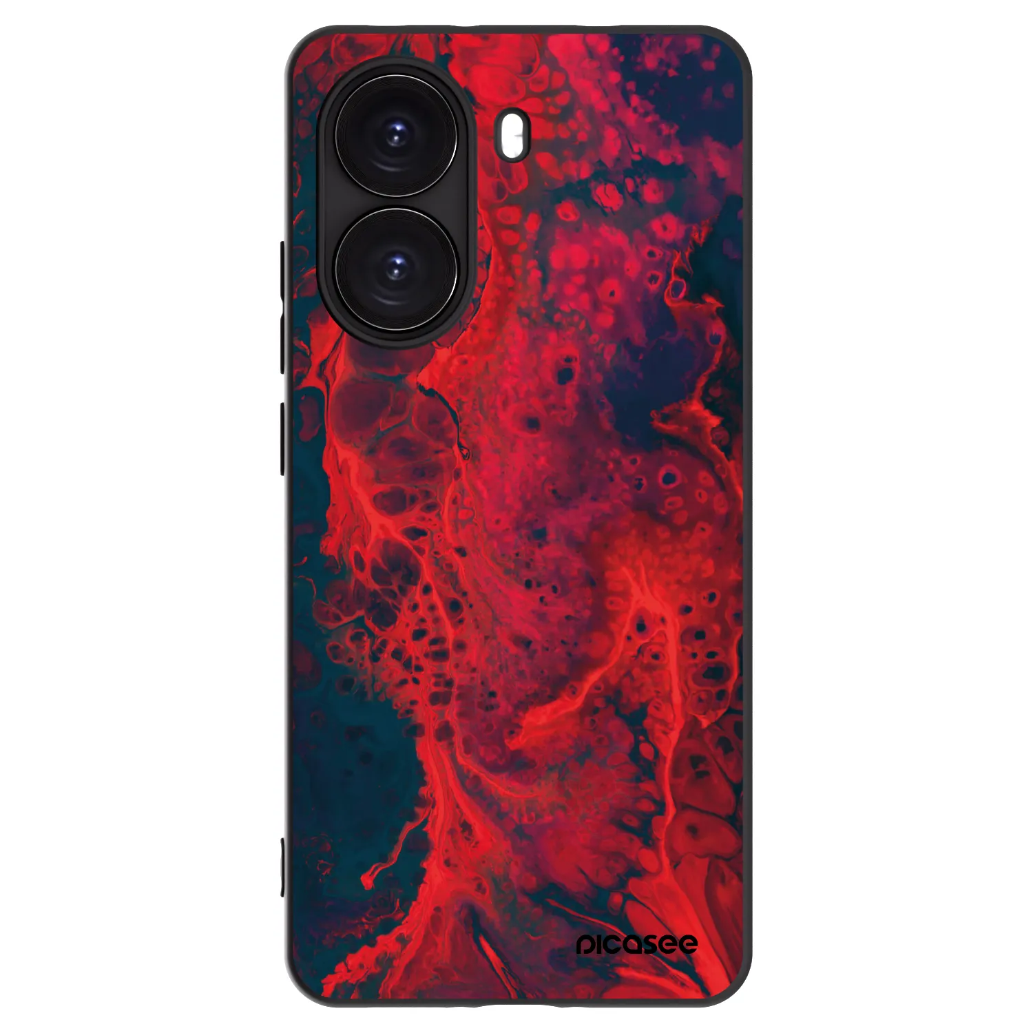 Picasee husă neagră din silicon pentru Xiaomi Poco X7 Pro 5G - Organic red