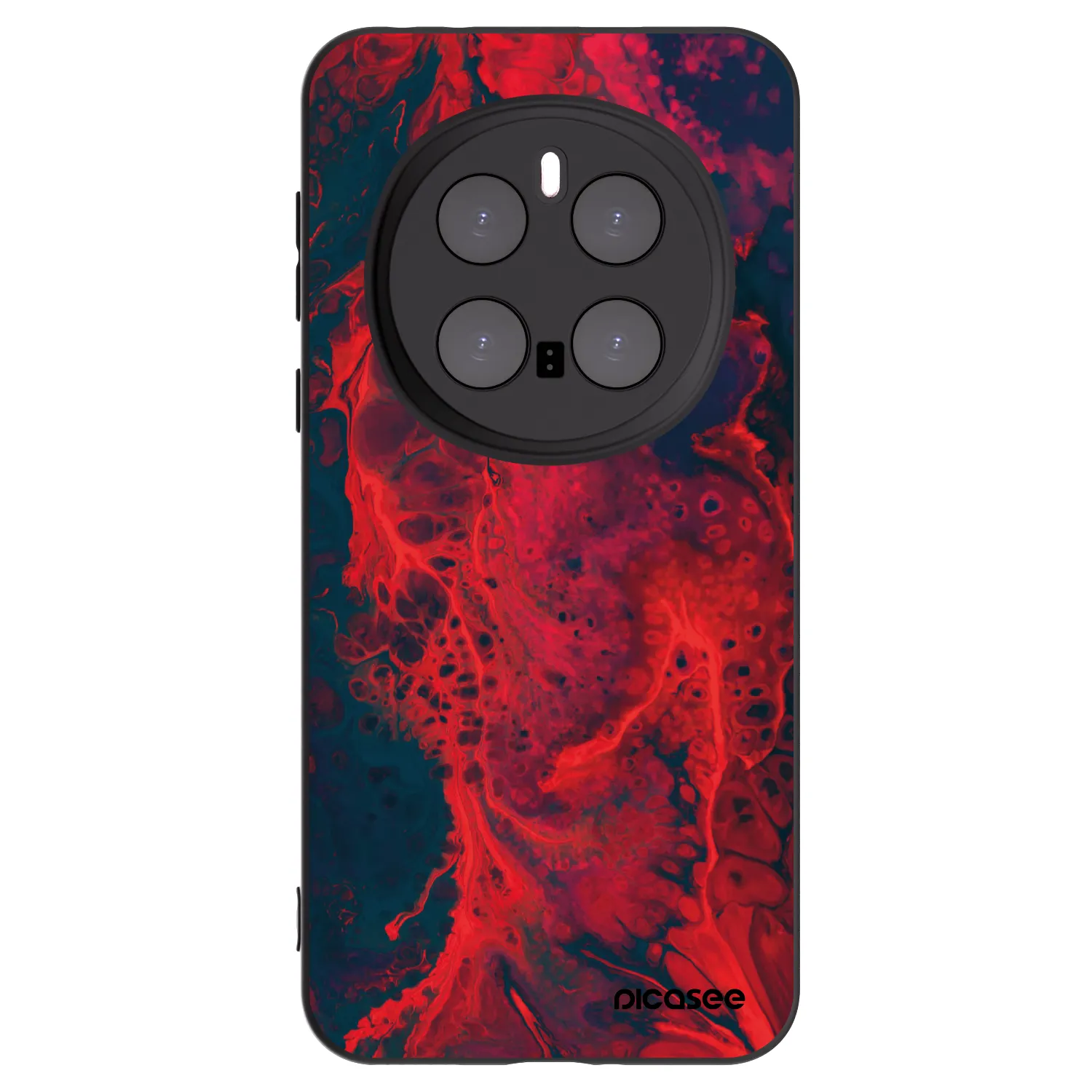Picasee husă neagră din silicon pentru Honor Magic7 Pro 5G - Organic red