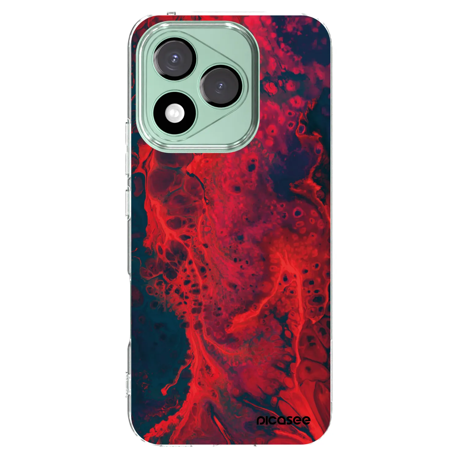Picasee husă transparentă din silicon pentru Honor 400 Lite 5G - Organic red