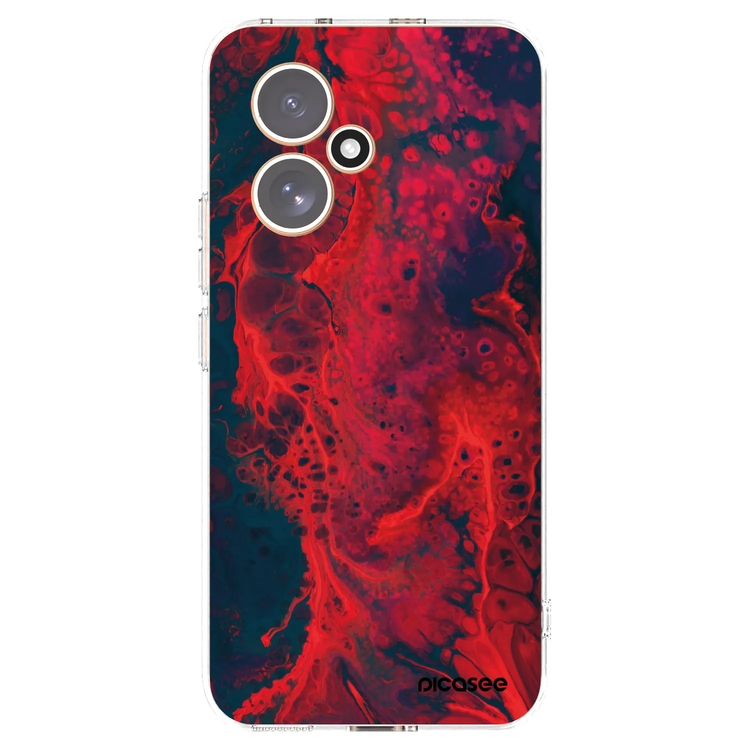 Picasee husă transparentă din silicon pentru Honor 400 5G - Organic red