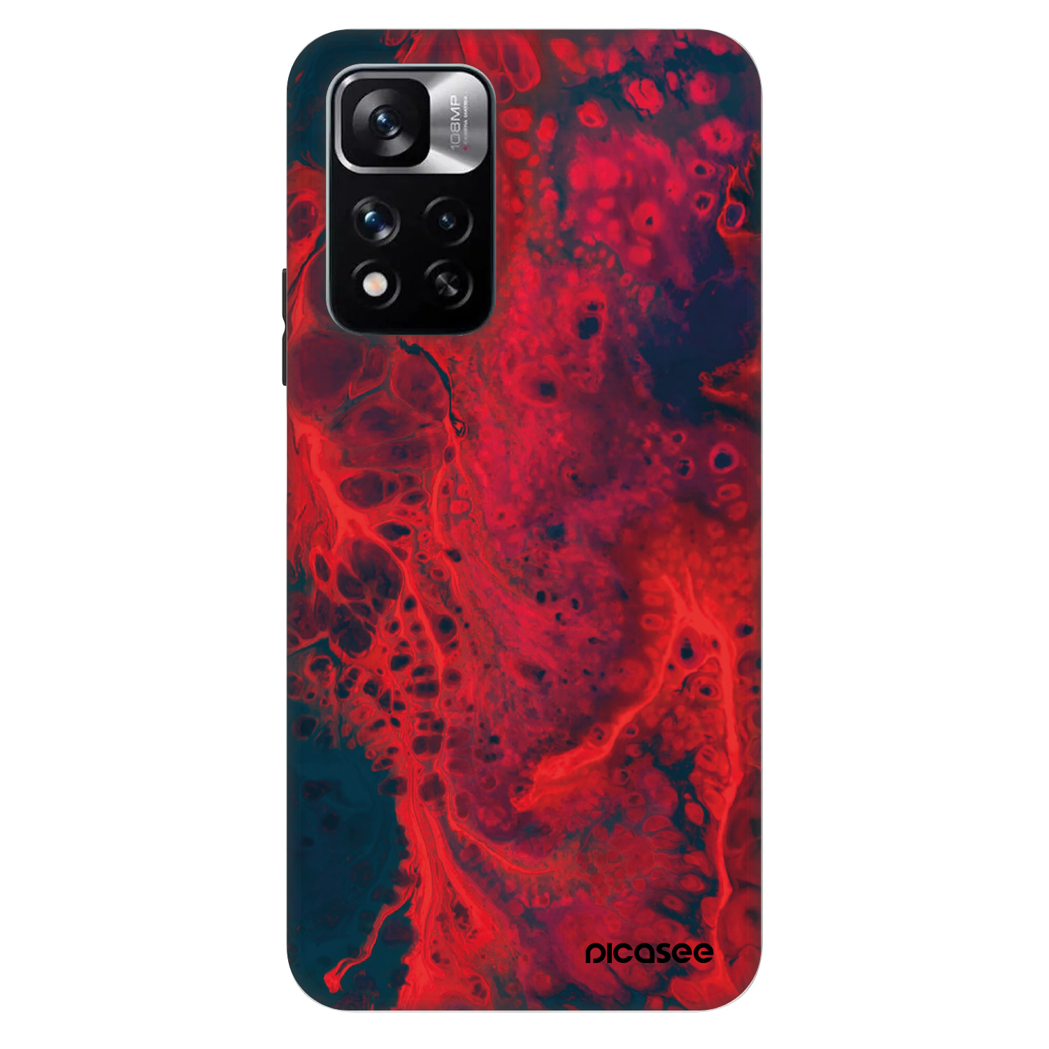 Picasee Fashion Case pentru Xiaomi Redmi Note 11 Pro 5G - Organic red