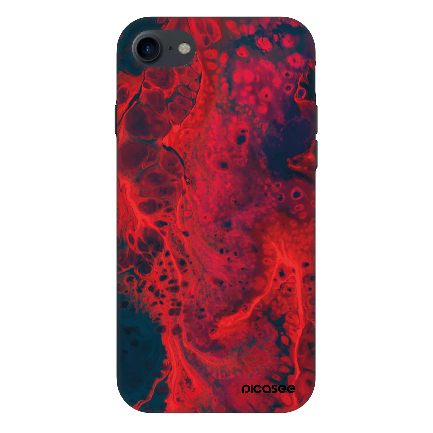 Picasee Fashion Case pentru Apple iPhone SE 2022 - Organic red