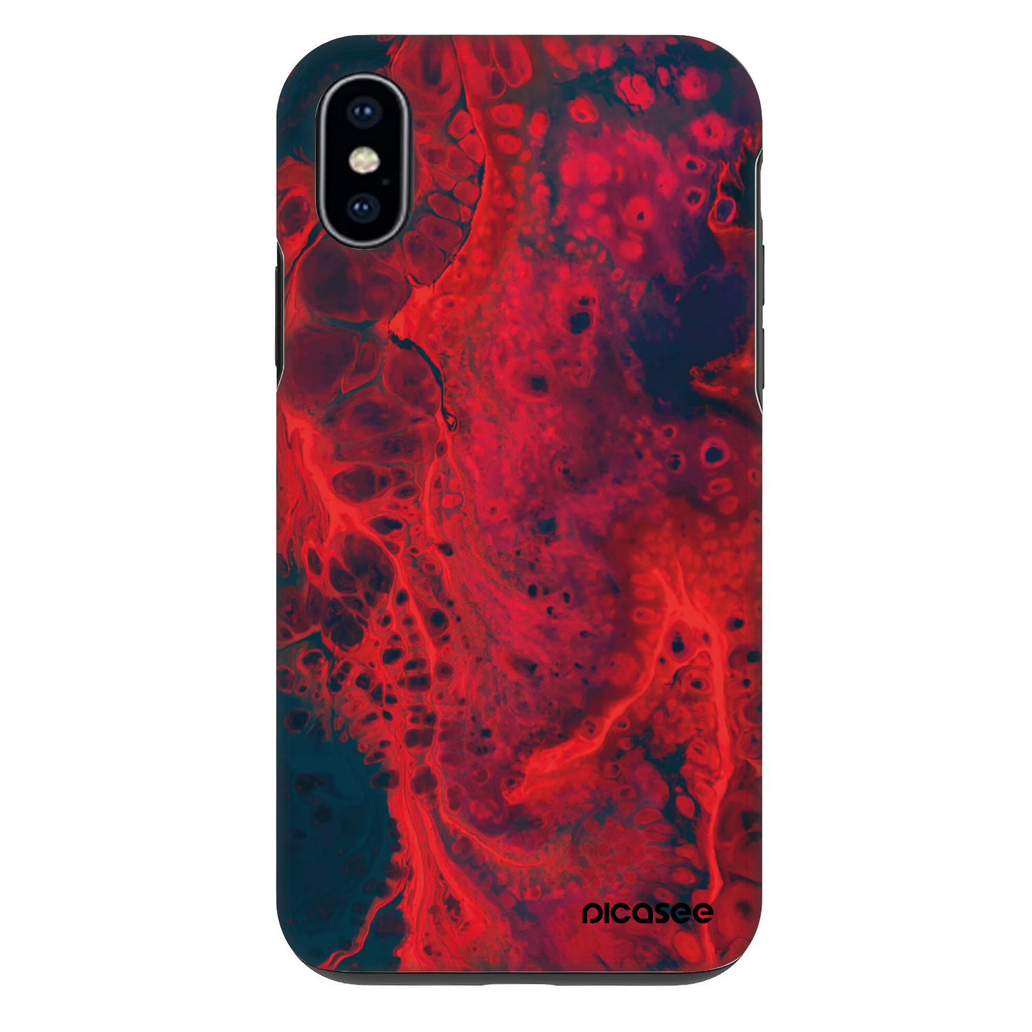Picasee Fashion Case pentru Apple iPhone X/XS - Organic red