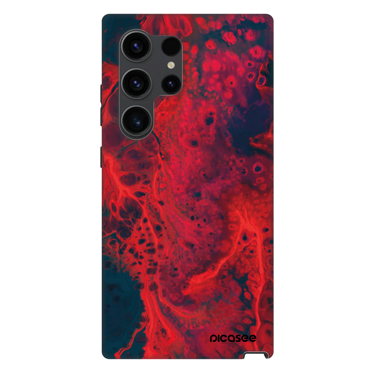 Picasee Fashion Case PowerShare pro Samsung Galaxy S24 Ultra S928B 5G - Organic red