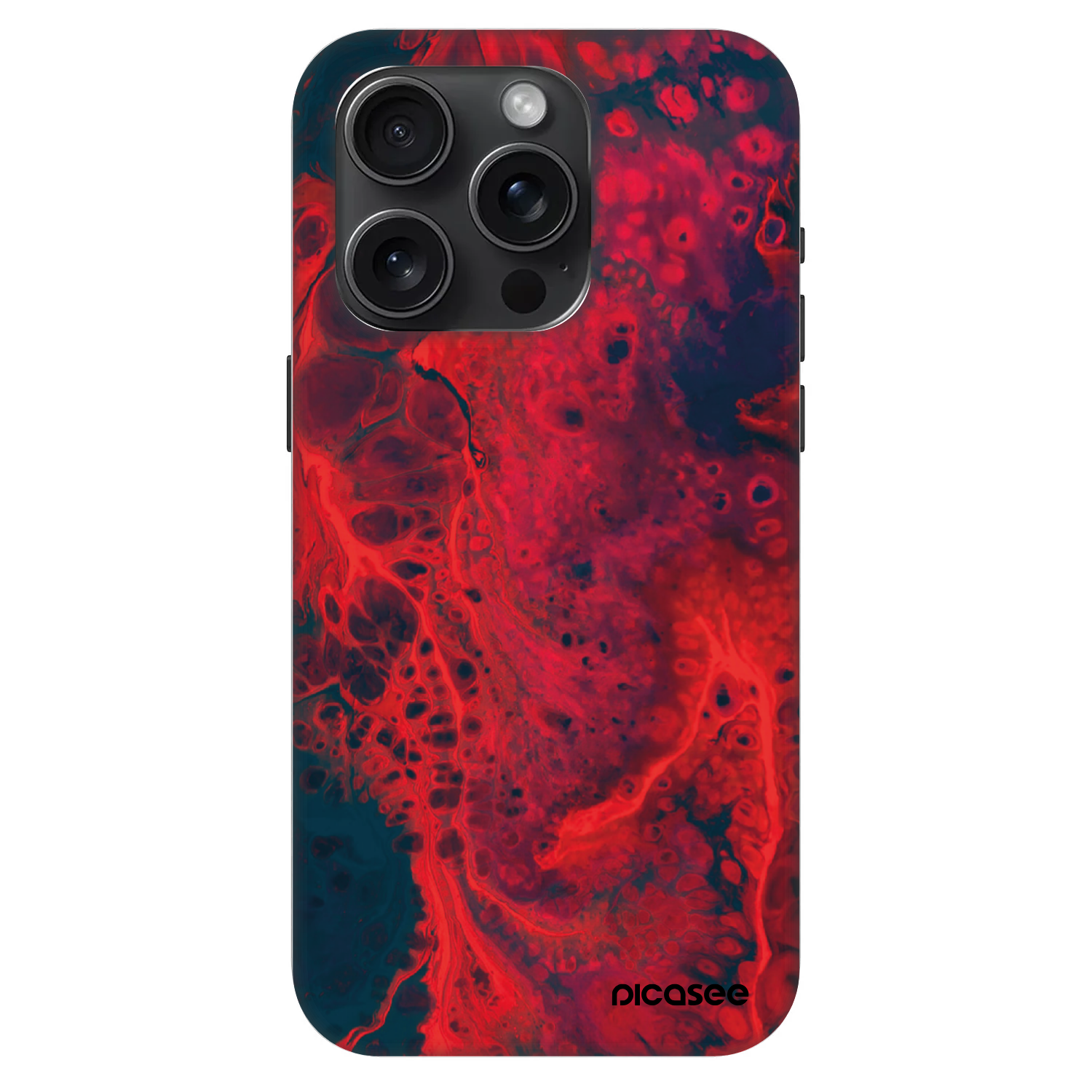 Picasee Fashion Case MagSafe pentru Apple iPhone 15 Pro - Organic red