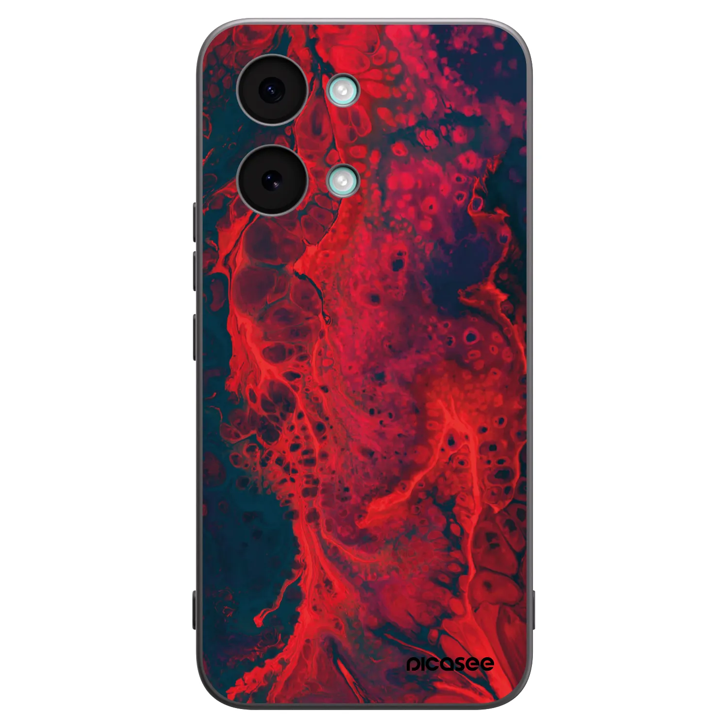 Picasee husă neagră din silicon pentru Xiaomi Poco X8 Pro Max - Organic red