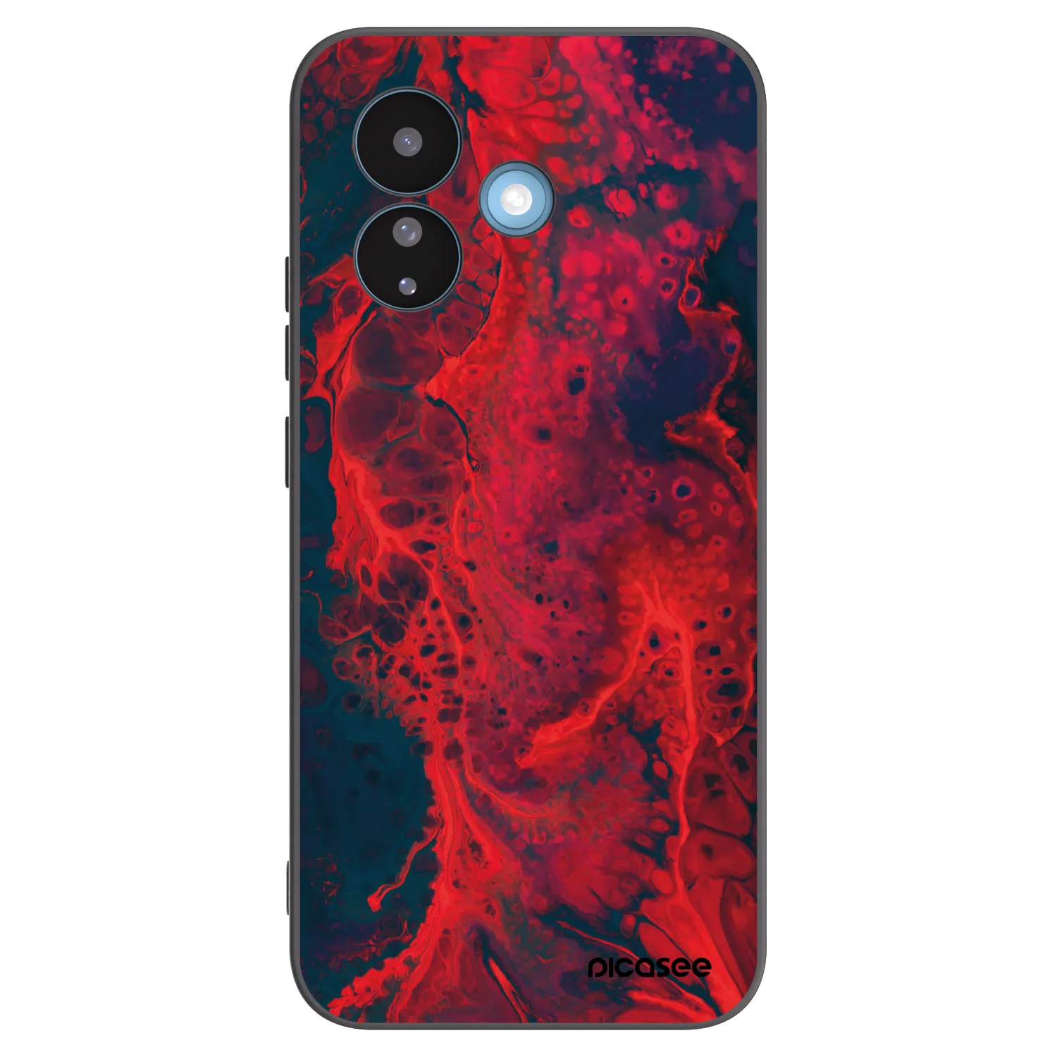 Picasee husă neagră din silicon pentru Xiaomi Redmi Note 17 Pro 5G - Organic red
