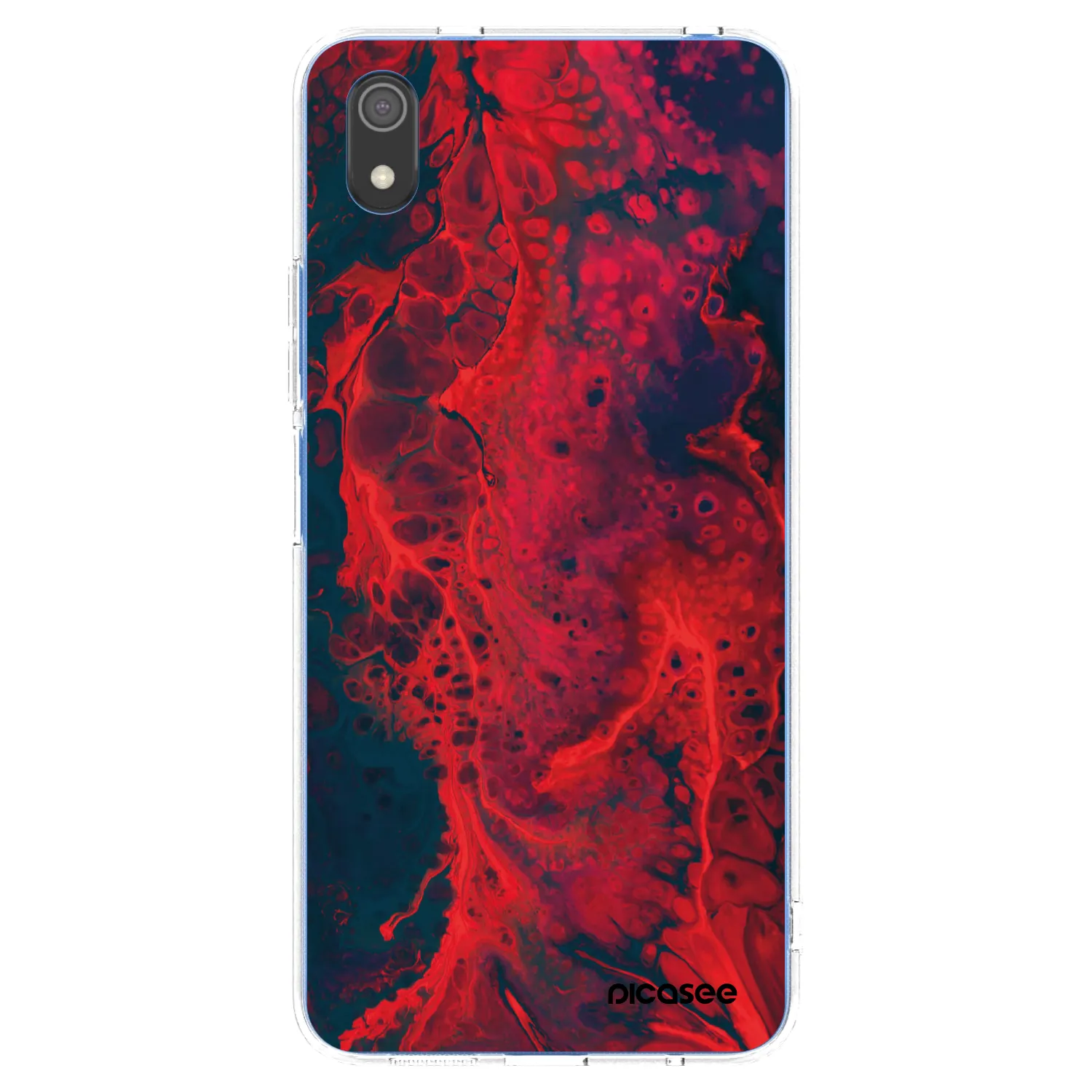 Picasee husă transparentă din silicon pentru Xiaomi Redmi 7A - Organic red