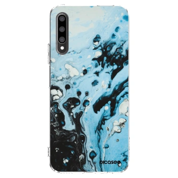 Picasee husă transparentă din silicon pentru Honor 9X Pro - Organic blue