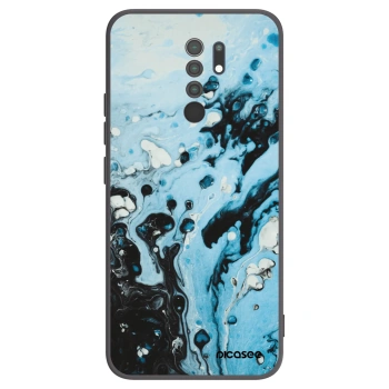 Picasee husă neagră din silicon pentru Xiaomi Redmi 9 - Organic blue