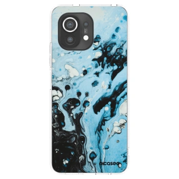 Picasee husă transparentă din silicon pentru Xiaomi Mi 11 - Organic blue