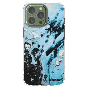Picasee husă transparentă din silicon pentru Apple iPhone 13 Pro - Organic blue