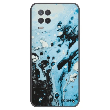 Picasee husă neagră din silicon pentru Realme 8 5G - Organic blue