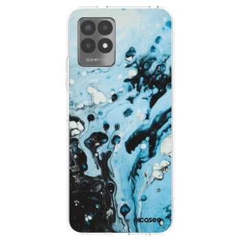 Picasee husă transparentă din silicon pentru Realme 8i - Organic blue