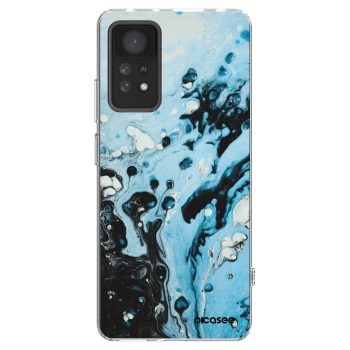 Picasee husă transparentă din silicon pentru Xiaomi Redmi Note 11 Pro 5G - Organic blue