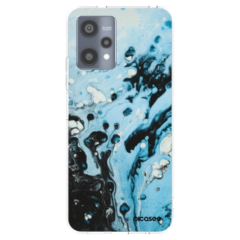 Picasee husă transparentă din silicon pentru Realme 9 Pro 5G - Organic blue