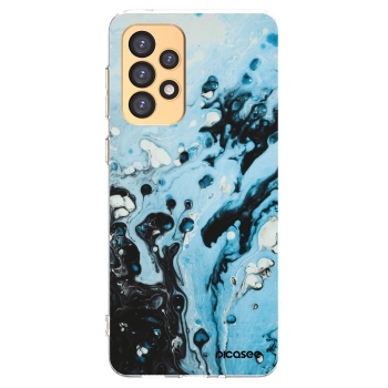 Picasee husă transparentă din silicon pentru Samsung Galaxy A33 5G A336 - Organic blue