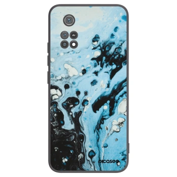 Picasee husă neagră din silicon pentru Xiaomi Poco M4 Pro - Organic blue