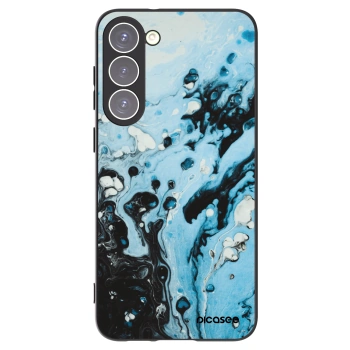 Picasee husă neagră din silicon pentru Samsung Galaxy S23+ 5G - Organic blue
