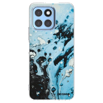 Picasee husă transparentă din silicon pentru Honor X8 5G - Organic blue