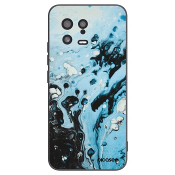 Picasee husă neagră din silicon pentru Xiaomi 13 - Organic blue