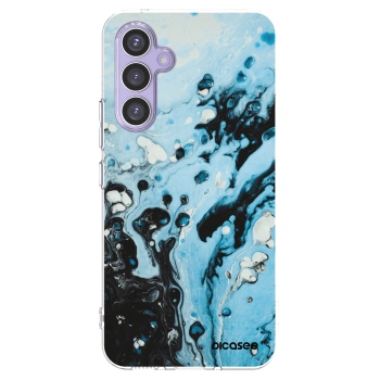 Picasee husă transparentă din silicon pentru Samsung Galaxy A54 5G A546B - Organic blue