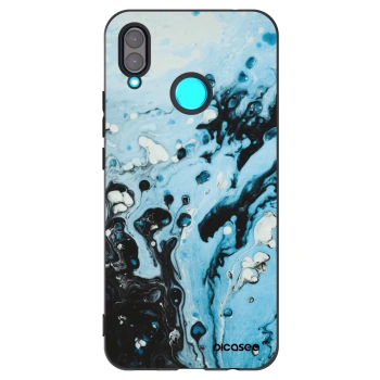 Picasee husă neagră din silicon pentru Huawei Nova 3 - Organic blue