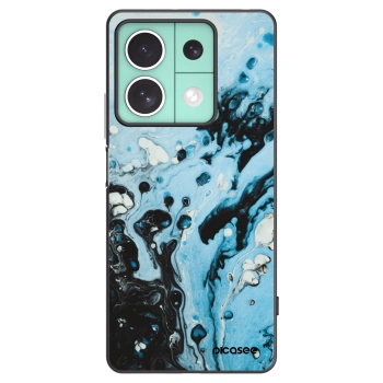 Picasee husă neagră din silicon pentru Xiaomi Redmi Note 13 5G - Organic blue