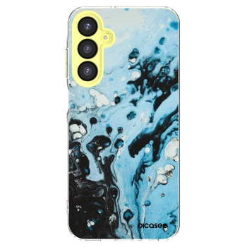 Picasee husă transparentă din silicon pentru Samsung Galaxy A25 A256B 5G - Organic blue