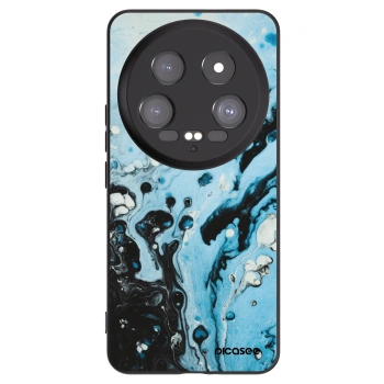 Picasee husă neagră din silicon pentru Xiaomi 14 Ultra - Organic blue