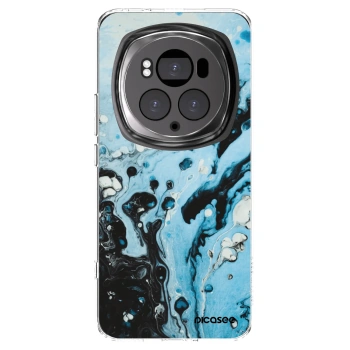 Picasee husă transparentă din silicon pentru Honor Magic6 Pro - Organic blue