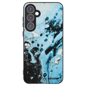 Picasee husă neagră din silicon pentru Samsung Galaxy A55 5G A556B - Organic blue