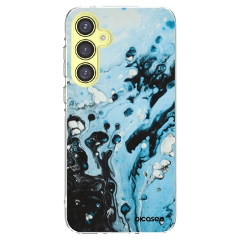 Picasee husă transparentă din silicon pentru Samsung Galaxy A35 5G A356B - Organic blue