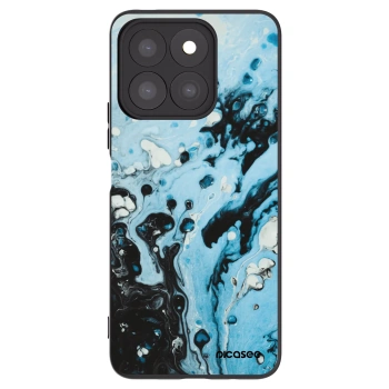 Picasee husă neagră din silicon pentru Honor X8b - Organic blue
