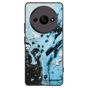 Picasee husă neagră din silicon pentru Xiaomi Redmi A3 - Organic blue