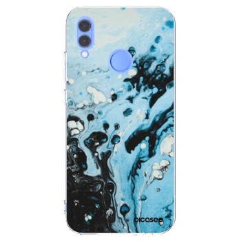 Picasee husă transparentă din silicon pentru Honor 10 Lite - Organic blue